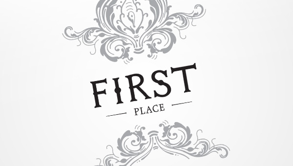 first place title page