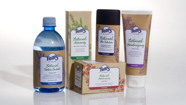assorted Tom's of Maine health care products